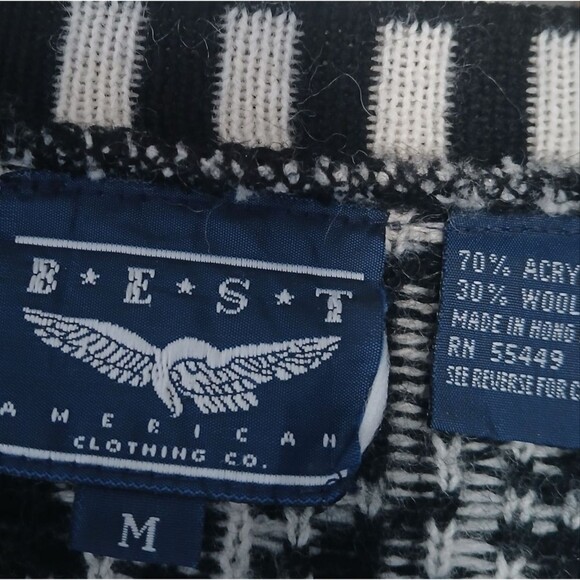 Vintage Best American Clothing Co. Knit Sweater Christmas Scandi Girl Cabincore - Picture 9 of 9